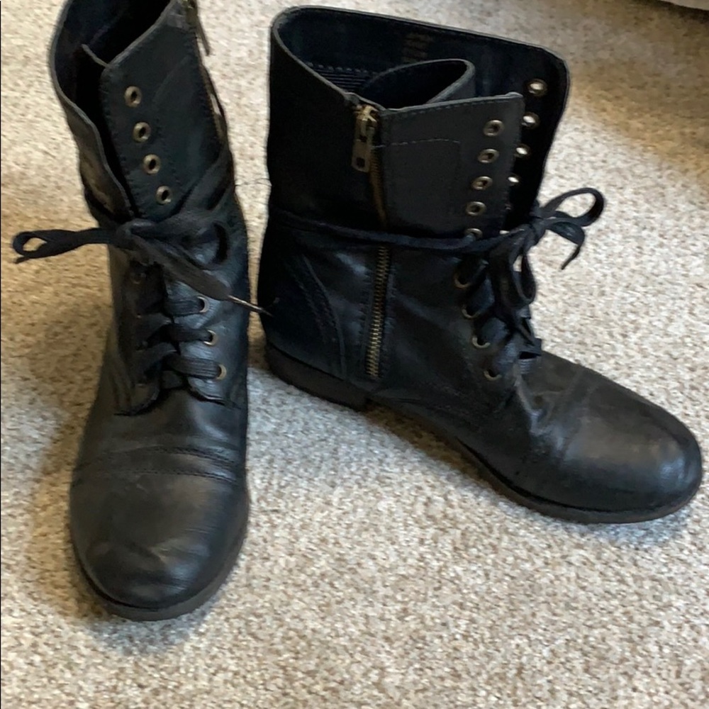 Black Combat Boots